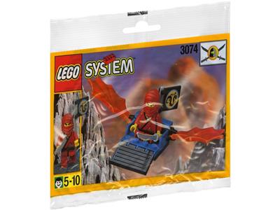 3074 Red Ninja Dragon Flyer (Retired) LEGO Castle