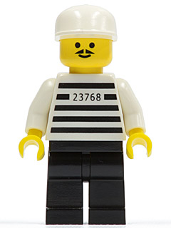 Police - Jailbreak Joe, Black Legs with White Cap (jail003)