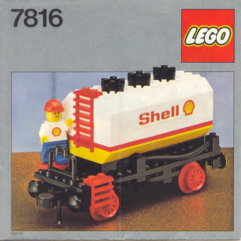 7816 Shell Tanker Wagon (Certified) LEGO Trains