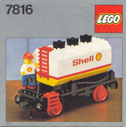 7816 Shell Tanker Wagon (Certified) LEGO Trains