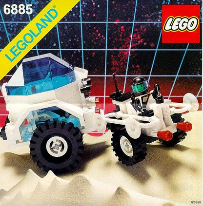 6885 Saturn Base Main Team (Crater Crawler) (Used) LEGO Space