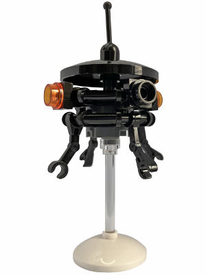 Imperial Probe Droid - White Dish Stand, Lever on Top (sw0171)