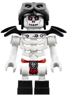 Frakjaw (Skulkin) - Vertical Grip Hands, Shoulder Pads, Aviator Cap with Goggles (njo0244)