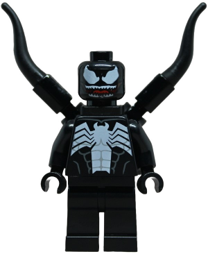 Venom - White Teeth Parted, 2 Back Appendages Symmetrical (sh1028)