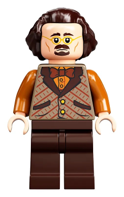 Florean Fortescue - Dark Brown Legs, Gold Glasses (hp244)