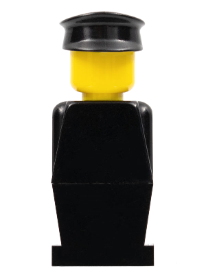 LEGOLAND - Black Torso, Black Legs, Black Hat (old011)