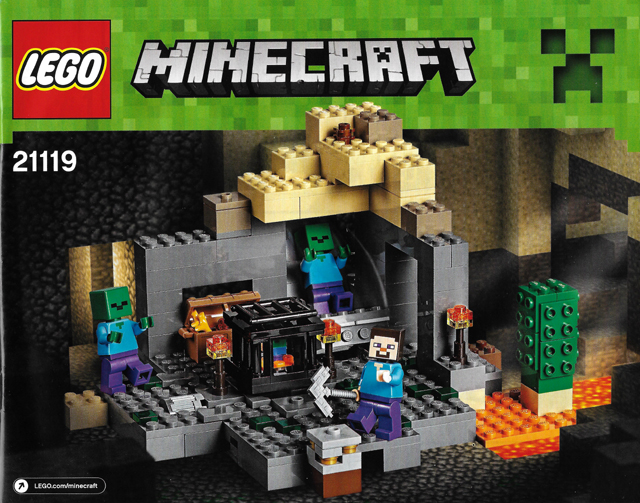 21119 The Dungeon (Used) LEGO Minecraft