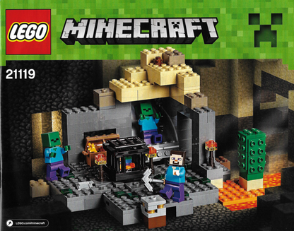 21119 The Dungeon (Used) LEGO Minecraft
