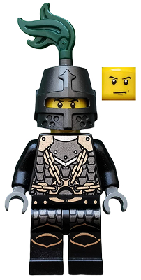 Kingdoms - Dragon Knight Scale Mail with Chains, Helmet Closed, Scowl (cas493)