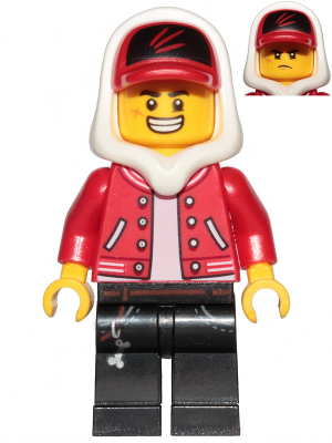 Jack Davids - Red Jacket with Cap and Hood (hs001)