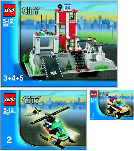 7892 Hospital (Used) LEGO City