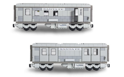 10025 Santa Fe Cars - Set I (Used) LEGO Trains