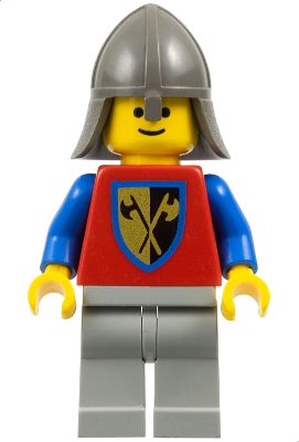 Crusader Axe - Light Gray Legs, Dark Gray Neck-Protector (cas109)
