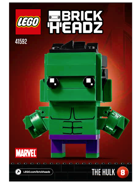 41592 The Hulk (Used) LEGO BrickHeadz