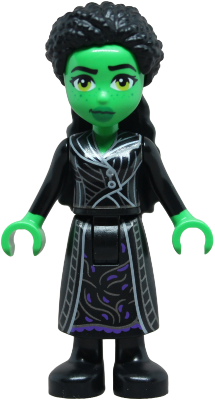 Elphaba - Mini Doll, Black Coat over Dress