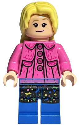 Luna Lovegood - Dark Pink Jacket, Long Hair (hp386)