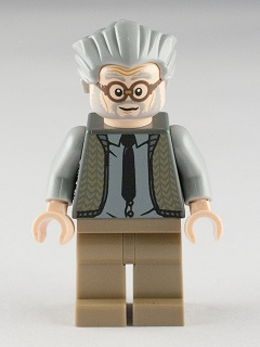 Ernie Prang - Dark Bluish Gray Vest Knit, Light Bluish Gray Hair (hp128)
