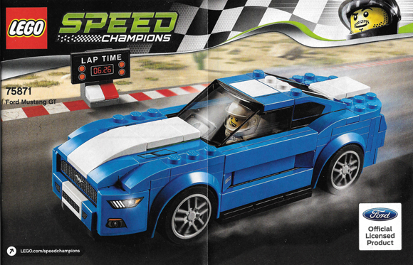 75871 Ford Mustang GT (Certified) LEGO Speed Champions