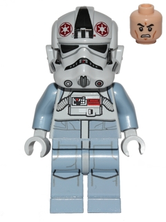 AT-AT Driver - Dark Red Imperial Logo, Grimacing (sw0581)