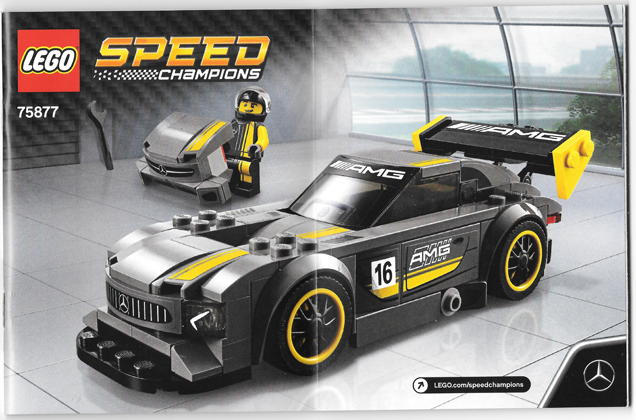 75877 Mercedes-AMG GT3 (Used) LEGO Speed Champions