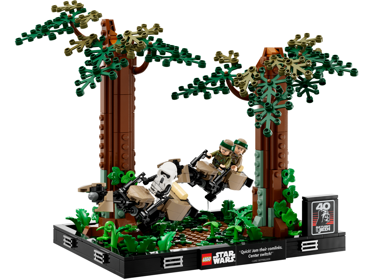 75353 Endor Speeder Chase Diorama (Used) LEGO Star Wars