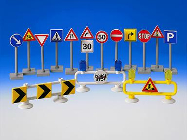 6427 Road Signs (Used) LEGO Town