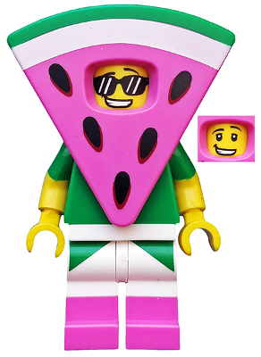 Watermelon Dude (Minifigure Only) (tlm155)