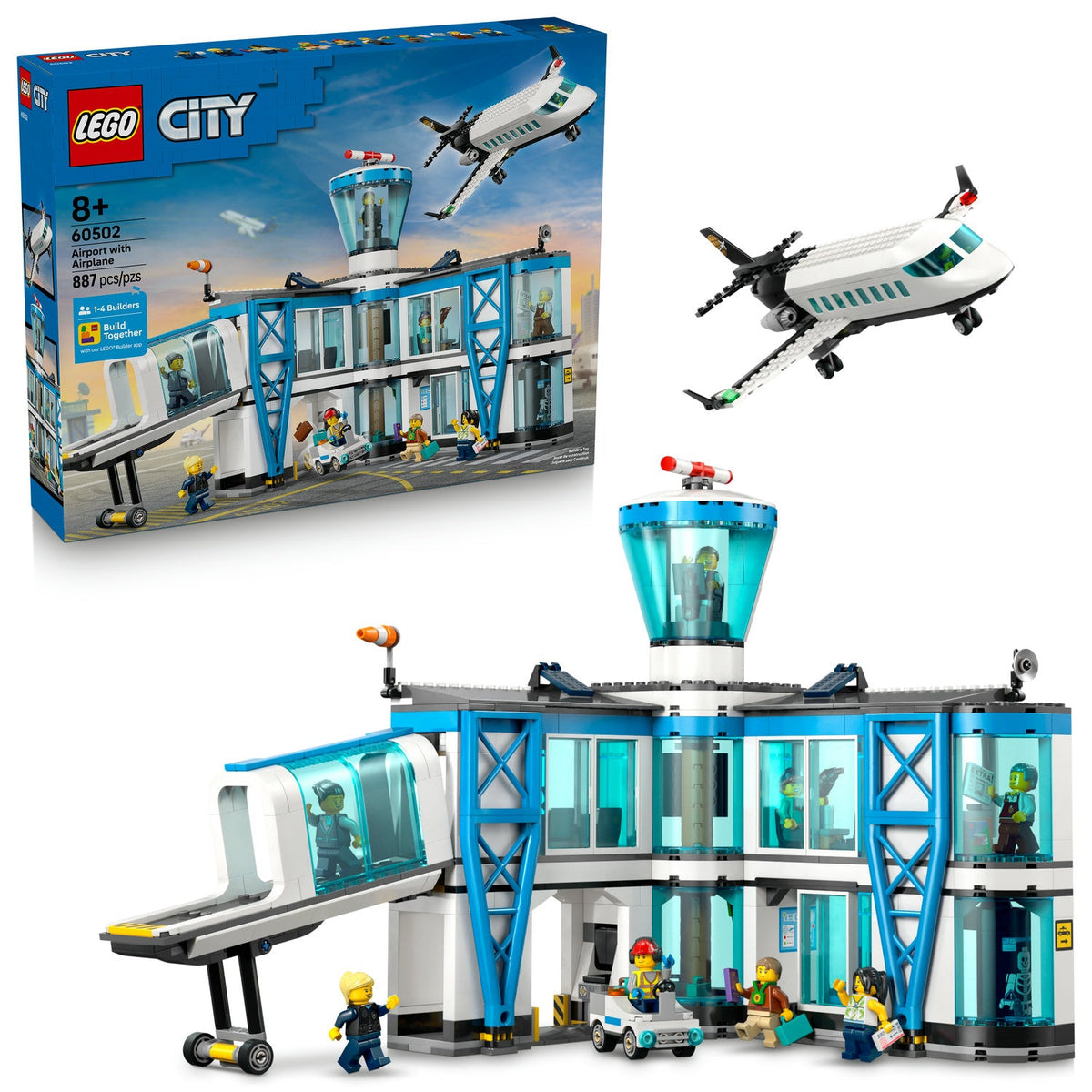 60502 Airport with Airplane (Retired) LEGO City