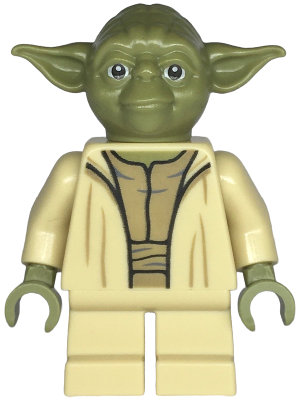Yoda - Olive Green, Open Robe with Small Creases (sw1288)