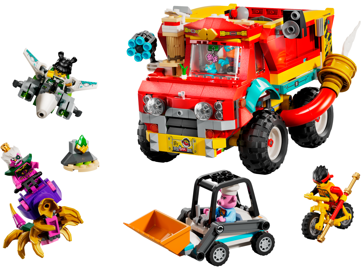 80055 Monkie Kid's Team Power Truck (Certified) LEGO Monkie Kid