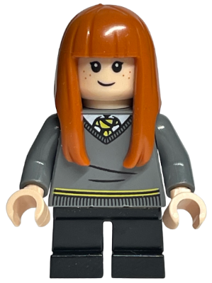 Susan Bones - Hufflepuff Sweater, Black Short Legs, Flexible Rubber Hair (hp149a)