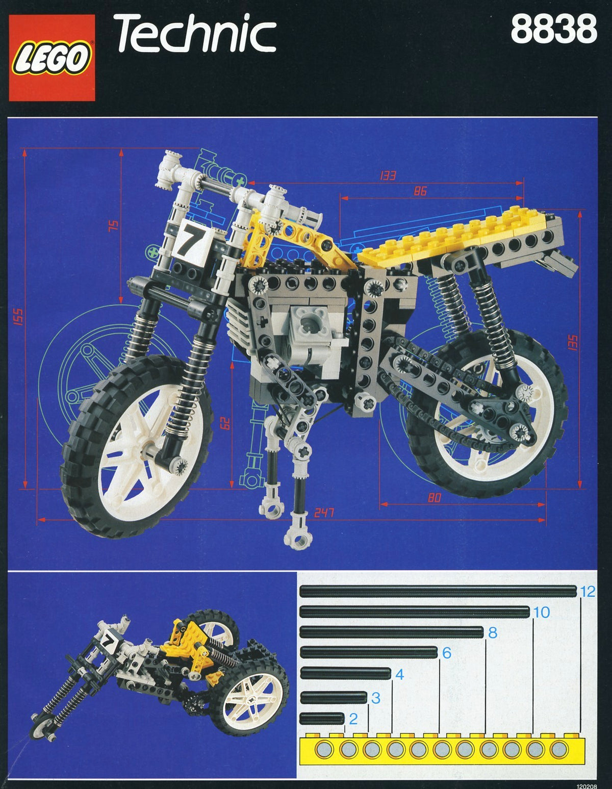 8838 Shock Cycle (Used) LEGO TECHNIC