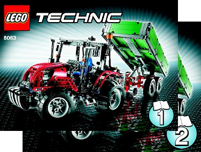 8063 Tractor with Trailer (Used) LEGO TECHNIC
