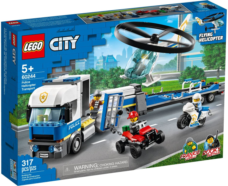 60244 Police Helicopter Transport (Retired) LEGO City