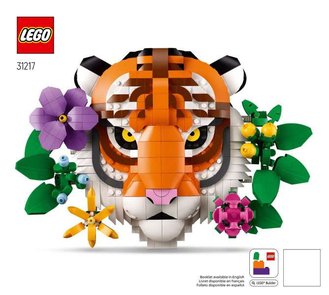 31217 Tiger (Used) LEGO Art