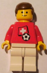 Soccer Player - Swiss Player 4, Swiss Flag Torso Sticker on Front, Black Number Sticker on Back (specify number in listing) (soc036s03)