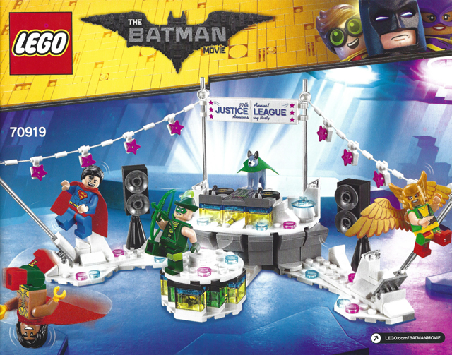 70919 The Justice League Anniversary Party (Certified) LEGO The LEGO Batman Movie