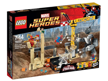 76037 Rhino and Sandman Super Villain Team-up (Retired) LEGO Super Heroes