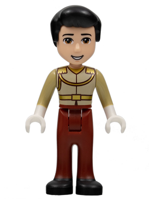 Prince Charming - Mini Doll, Tan Shirt, Black Mouth (dp161)