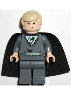 Draco Malfoy - Dark Bluish Gray Sweater, Cape (hp024)