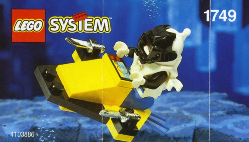 1749 Hydronaut Paravane (Used) LEGO Aquazone