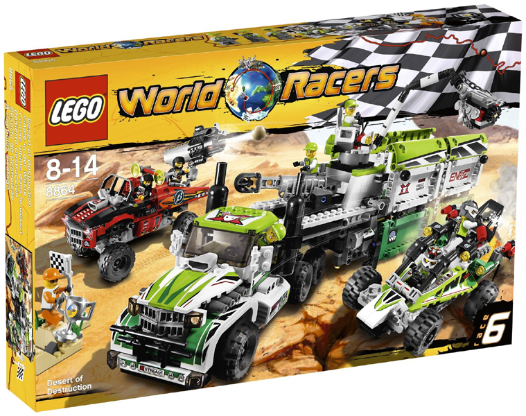 8864 Desert of Destruction (Retired) LEGO World Racers
