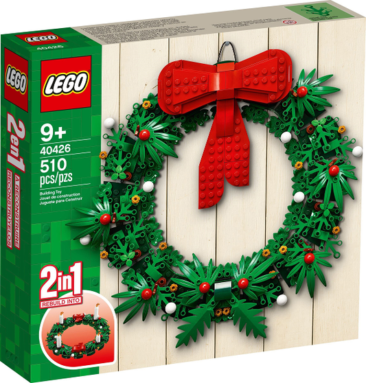 40426 Christmas Wreath 2-in-1 (Retired) LEGO Seasonal