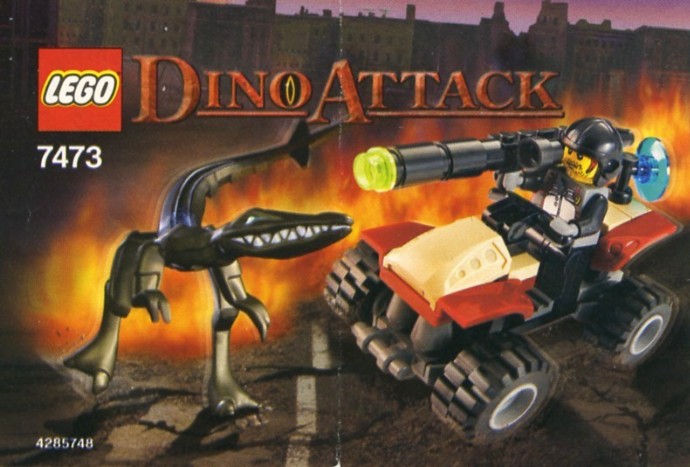 7473 Steel Sprinter vs. Mutant Lizard (Certified) LEGO Dino Attack