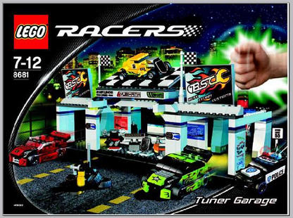 8681 Tuner Garage (Used) LEGO Racers