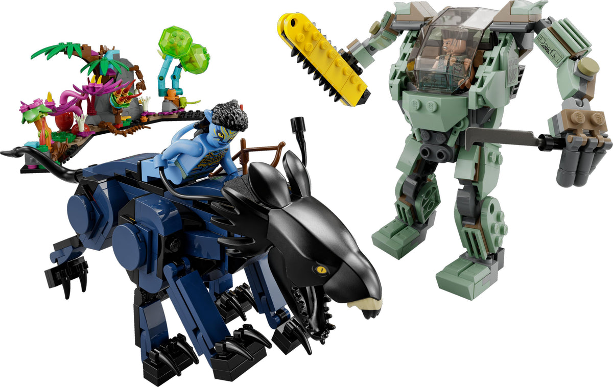 75571 Neytiri & Thanator vs. AMP Suit Quaritch (Used) LEGO Avatar