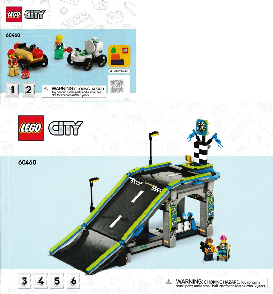 60460 No Limits: Race Car Ramp Track (Certified) LEGO City