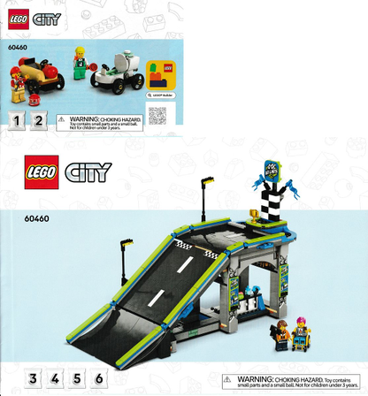 60460 No Limits: Race Car Ramp Track (Certified) LEGO City