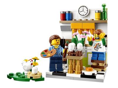 40121 Painting Easter Eggs (Used) LEGO Seasonal