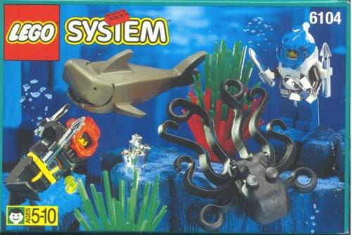 6104 Aquacessories / Aquanauts & Aquasharks (Certified) LEGO Aquazone
